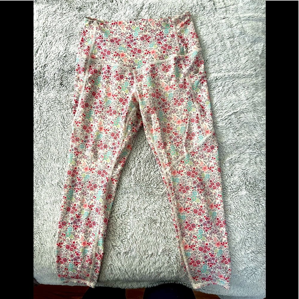 Evolution and Creation | Floral 💐 leggins | size Medium